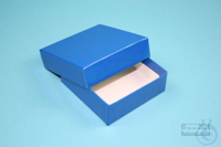 NANU Box 25 / 1x1 without divider, blue, height 25 mm, cardboard standard....