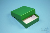 NANU Box 25 / 1x1 without divider, green, height 25 mm, cardboard standard....