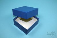 NANU Box 32 / 1x1 without divider, blue, height 32 mm, cardboard standard....