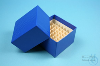 NANU Box 50 / 5x5 divider, blue, height 50 mm, cardboard standard. Delivery...