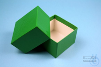 NANU Box 50 / 1x1 without divider, green, height 50 mm, cardboard standard....