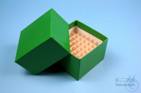 NANU Box 50 / 5x5 divider, green, height 50 mm, cardboard standard. Delivery...