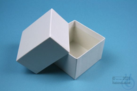 NANU Box 50 / 1x1 without divider, white, height 50 mm, cardboard standard....