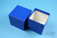 NANU Box 75 / 1x1 without divider, blue, height 75 mm, cardboard standard....