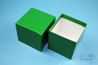 NANU Box 75 / 1x1 without divider, green, height 75 mm, cardboard standard....