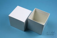 NANU Box 75 / 1x1 without divider, white, height 75 mm, cardboard standard....