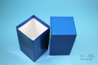 NANU Box 130 / 1x1 without divider, blue, height 130 mm, cardboard standard....