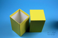 NANU Box 130 / 1x1 without divider, yellow, height 130 mm, cardboard special....