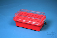 Isotherm Mini Cooler ±0°C / 8x4 Fächer, rot, für 32 Röhrchen von 0,5 ml bis...
