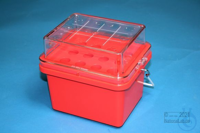 Isotherm Mini Cooler ±0°C / 4x3 Fächer, rot, für 12 Röhrchen bis 12-13 mm ø,...