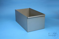 ALPHA upright bin, double width, 1D/1H, stainless steel, hand grip. ALPHA...