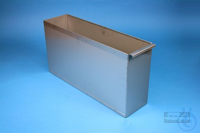 ALPHA upright bin, single width, 1D/1H, stainless steel, hand grip. ALPHA...