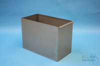 ALPHA upright bin, double width, 1D/1H, stainless steel, hand grip. ALPHA...