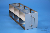 ALPHA horizontal rack, with one intermediate shelf, 3D/2H, stainless steel,...