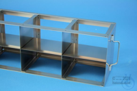 ALPHA horizontal rack, with one intermediate shelf, 4D/2H, stainless steel,...