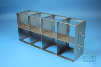 ALPHA horizontal rack, with one intermediate shelf, 4D/2H, stainless steel,...