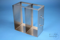 ALPHA horizontal rack, without intermediate shelf, 2D/1H, stainless steel,...