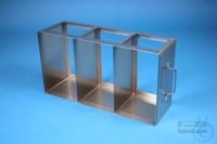 ALPHA horizontal rack, without intermediate shelf, 3D/1H, stainless steel,...