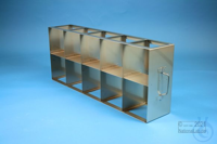 ALPHA horizontal rack, with one intermediate shelf, 5D/2H, stainless steel,...