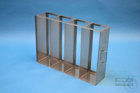 ALPHA horizontal rack, without intermediate shelf, 4D/1H, stainless steel,...