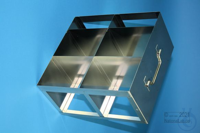 EPPi® horizontal rack, with one intermediate shelf, 2D/2H, stainless steel,...