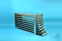 MT drawer rack 18, for 36 MT-plates up to 86x128x18 mm, 4D/9H, stainless...