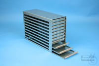 MT drawer rack 18, for 44 MT-plates up to 86x128x18 mm, 4D/11H, stainless...
