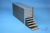 MT drawer rack 18, for 72 MT-plates up to 86x128x18 mm, 6D/12H, stainless...