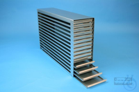 MT drawer rack 18, for 90 MT-plates up to 86x128x18 mm, 6D/15H, stainless...