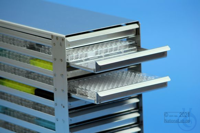MT drawer rack 18, for 56 MT-plates up to 86x128x18 mm, 8D/7H, stainless...