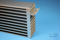 MT drawer rack 26, for 40 MT-plates up to 86x128x26 mm, 4D/10H, stainless...