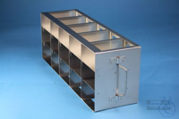 MT horizontal rack 53, for 15 MT-plates up to 86x128x53 mm, 5D/3H, stainless...