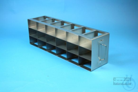 MT horizontal rack 53, for 18 MT-plates up to 86x128x53 mm, 6D/3H, stainless...