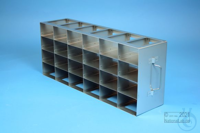 MT horizontal rack 53, for 24 MT-plates up to 86x128x53 mm, 6D/4H, stainless...