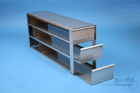 MT drawer rack 53, for 24 MT-plates up to 86x128x53 mm, 6D/4H, stainless...