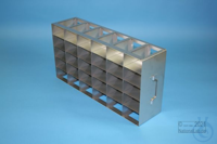 MT horizontal rack 53, for 30 MT-plates up to 86x128x53 mm, 6D/5H, stainless...
