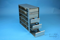 MT drawer rack 58, for 20 MT-plates up to 86x128x58 mm, 4D/5H, stainless...