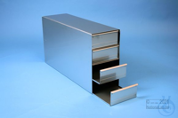 MT drawer rack 58, for 20 MT-plates up to 86x128x58 mm, 5D/4H, stainless...