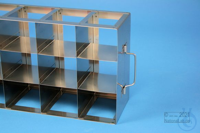 MT horizontal rack, with two intermediate shelves, 3D/3H, stainless steel,...