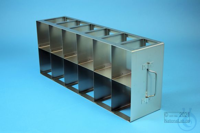 MT horizontal rack, with one intermediate shelf, 6D/2H, stainless steel,...