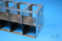 MT horizontal rack, with one intermediate shelf, 7D/2H, stainless steel,...