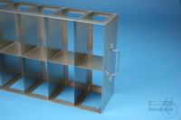 MT horizontal rack, with one intermediate shelf, 4D/2H, stainless steel,...