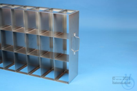MT horizontal rack, with two intermediate shelves, 8D/3H, stainless steel,...