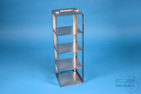 ALPHA vertical rack 100, for 4 boxes up to 136x136x103 mm, stainless steel,...