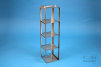 ALPHA vertical rack 130, for 4 boxes up to 136x136x133 mm, stainless steel,...