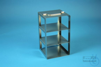 ALPHA vertical rack 75, for 3 boxes up to 136x136x78 mm, stainless steel,...