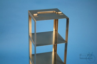 CellBox Mini vertical rack, for 2 boxes up to 122x122x128 mm, stainless...