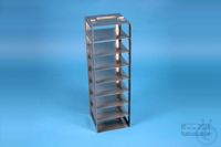 EPPi® vertical rack 45 + 50, for 8 boxes up to 133x133x53 mm, stainless...