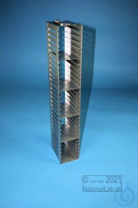 Mikrotiter vertical rack, for 24 MT-plates up to 86x128x18 mm, stainless...