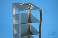 Mikrotiter vertical rack, for 6 MT-plates up to 86x128x53 mm, stainless...